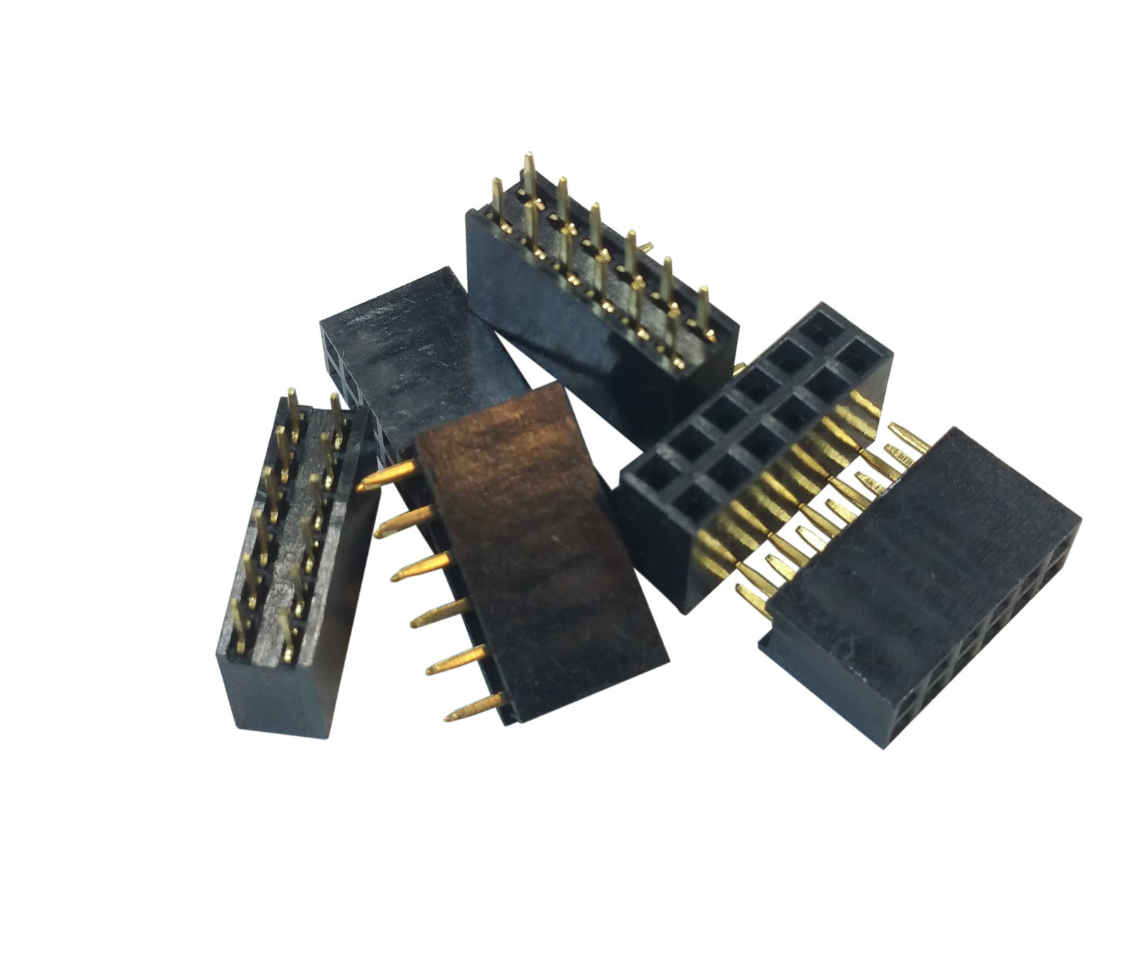 10Pcs 2.54mm Pitch 0.1 0.1″ 2×6 12 Pin 12p Female Dupont Header Through Hole USA