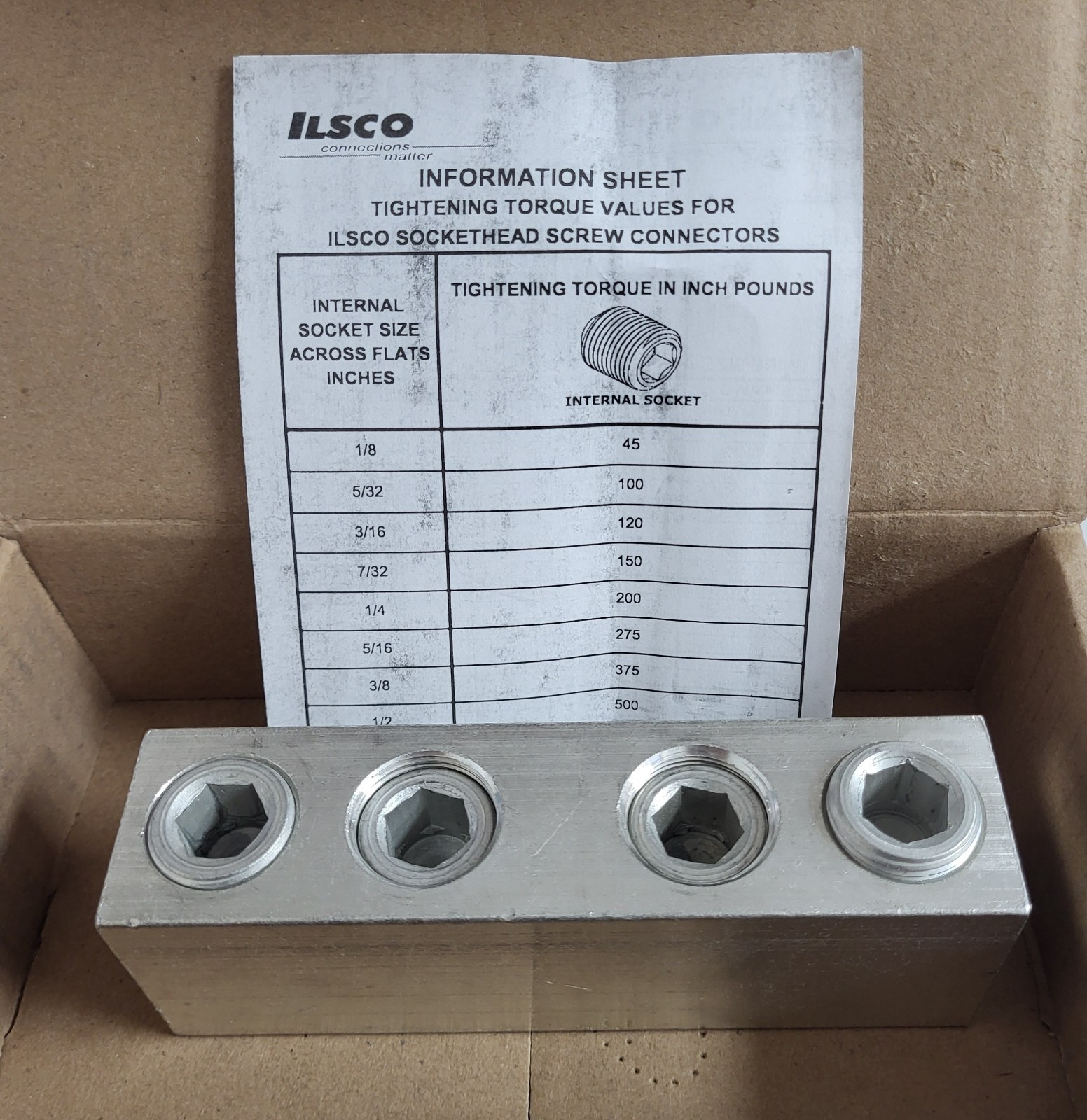 Ilsco SPA-750 Aluminum Splicer Reducer 2000V 750-250KCMIL Free Shipping
