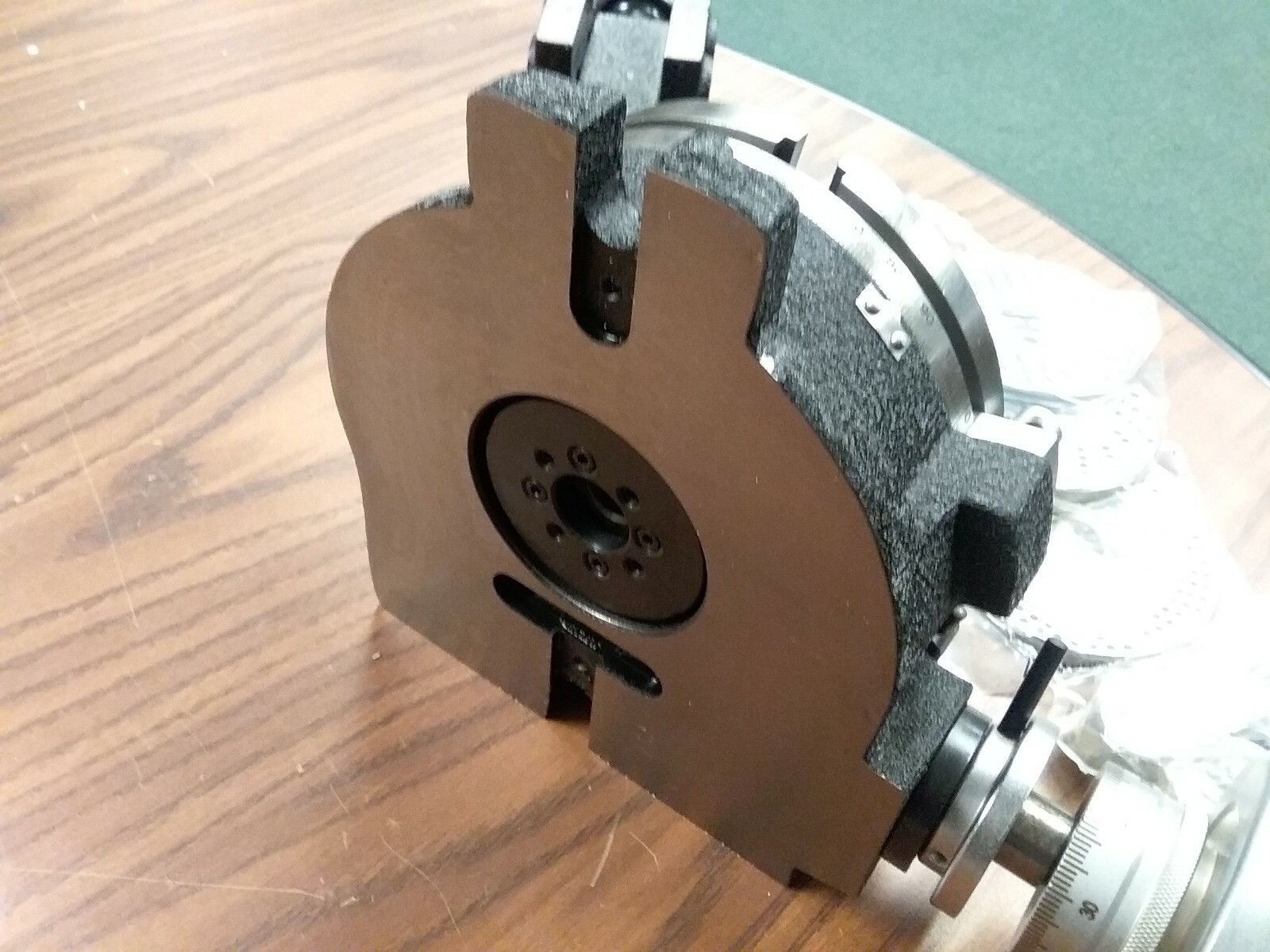 6″ HORIZONTAL VERTICAL 3 slot ROTARY TABLE, Dividing plates,tailstock #TSL150-GV
