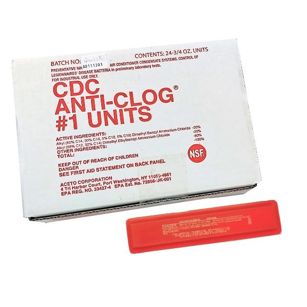 Case (24) H-SLM24 CDC Anti-Clog #1 Pan Treatment for Units (Up To 5 Tons Each)