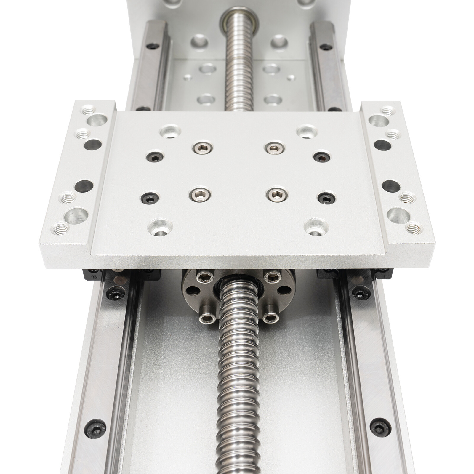 Manual Sliding Table SFU1605 Ballscrew Linear Stage Actuator Stroke:400mm+ Lock