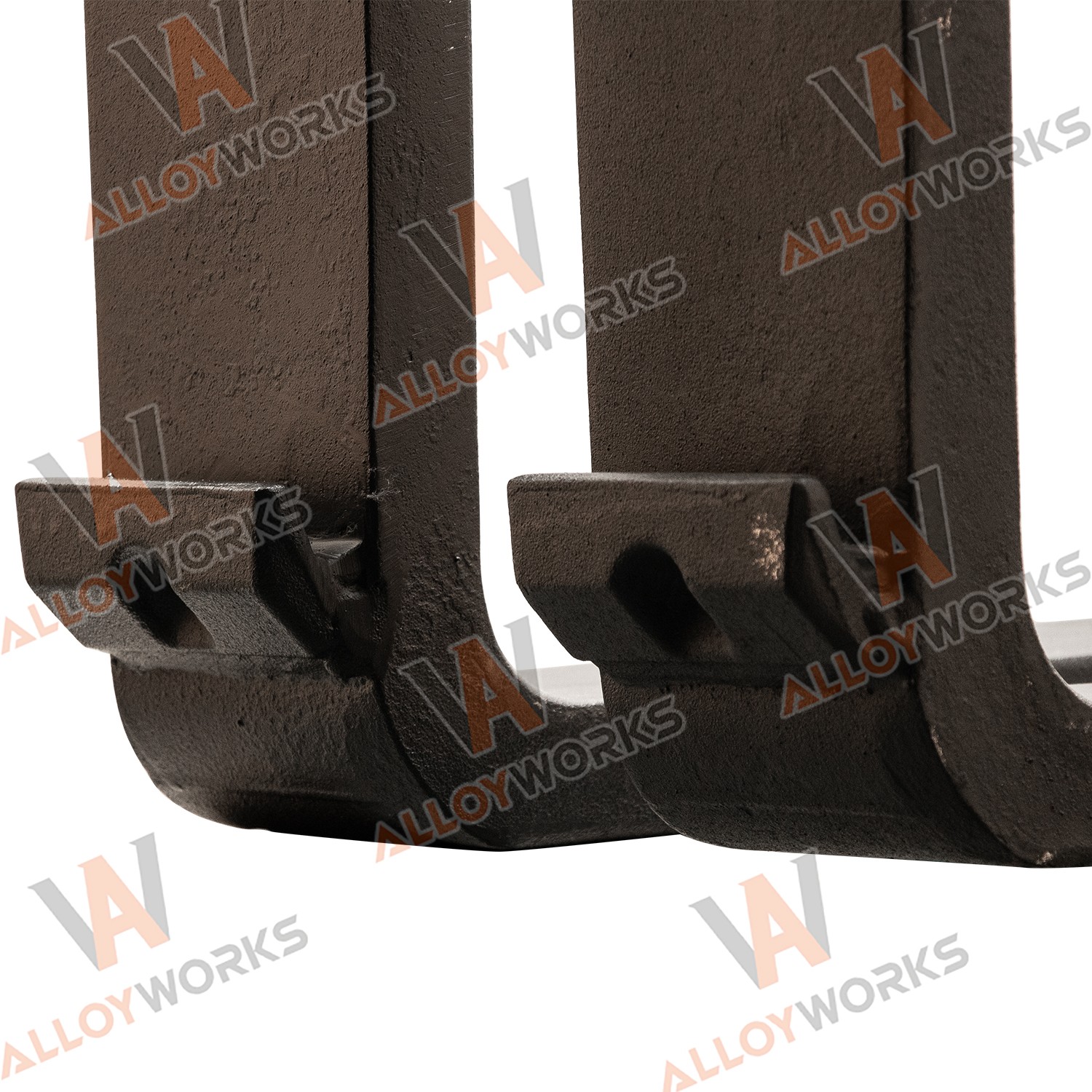 2x 2500lbs 42″ Pallet Fork Blades Forklift Blades Fits Skid Tractors Loaders NEW