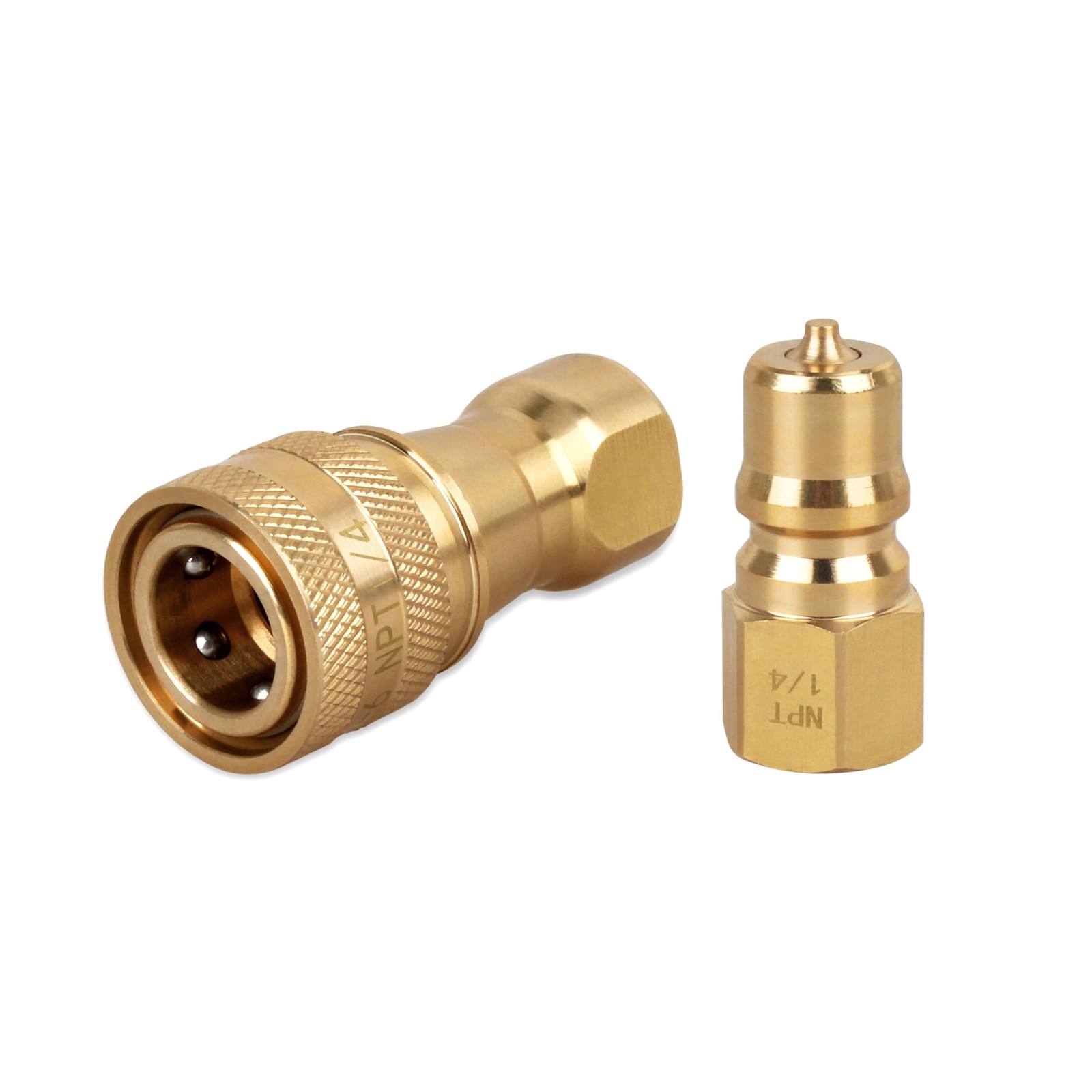 1/4″ Brass Quick Disconnect Coupler Valve for Mytee Carpet Extractor fits Car…