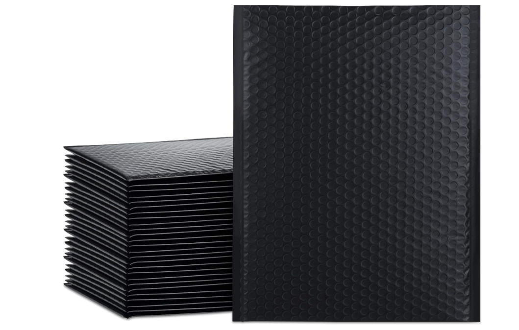 Black Bubble Mailers, 8×10″ Inches, 20 Pack