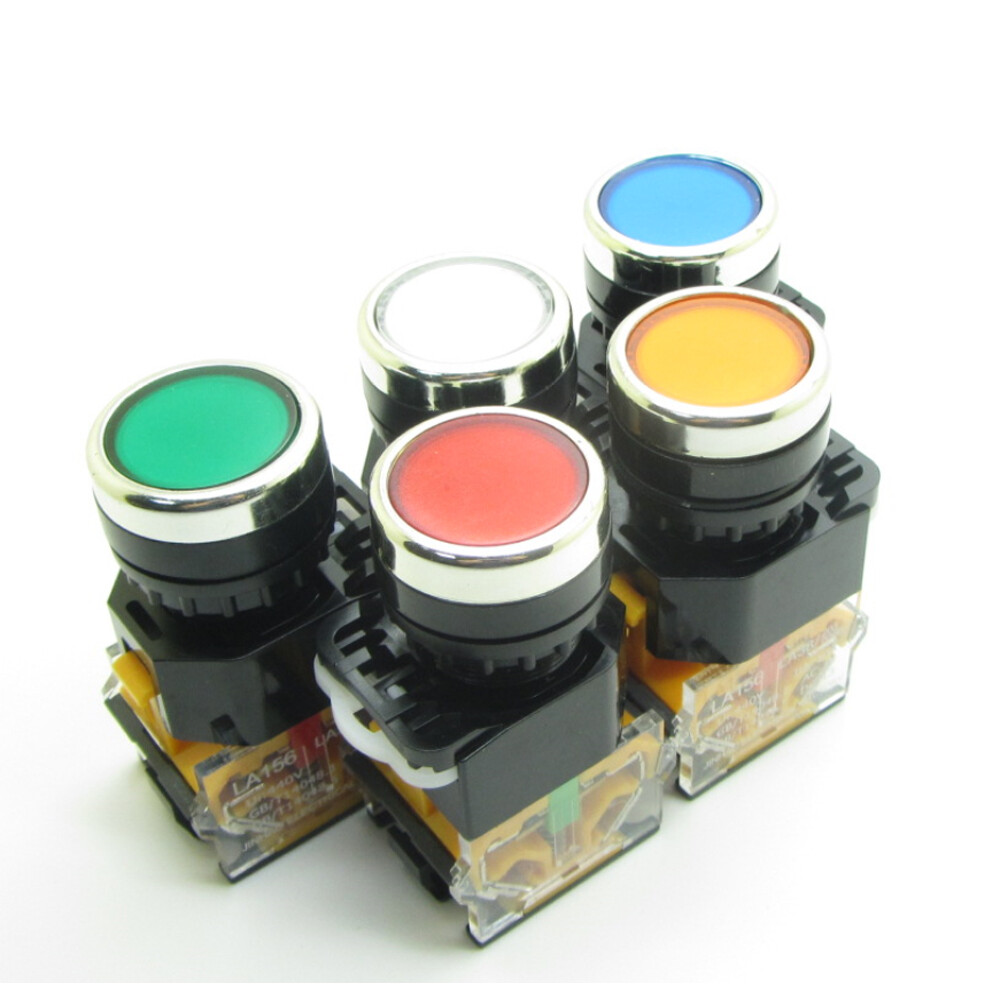 Press Push Button Switch Power Starter Round Panel 22mm Momentary Latching 10A