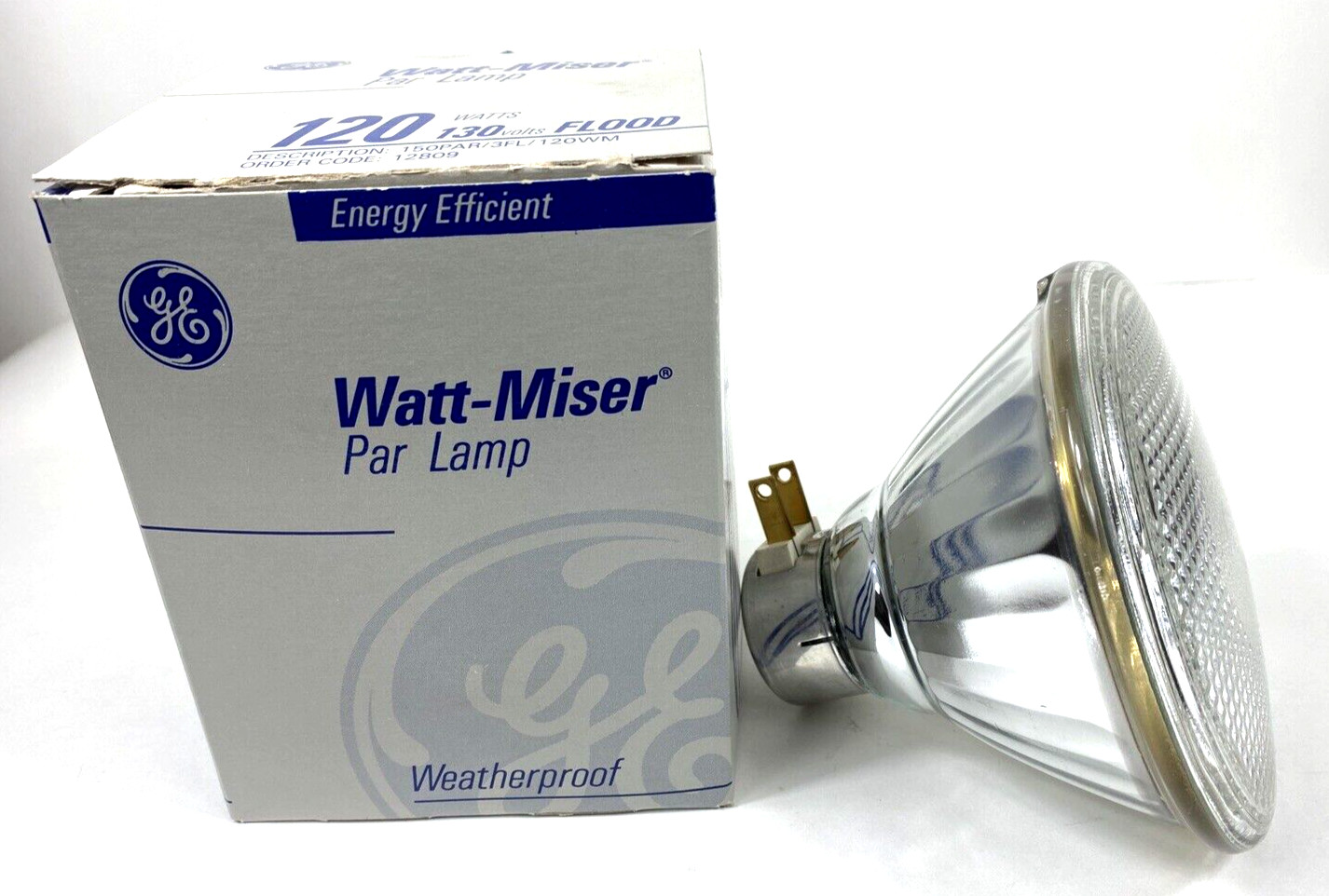 GE Lighting Flood Light 80313 Light Bulb 120 Watts Volts Medium Side Prong PAR38