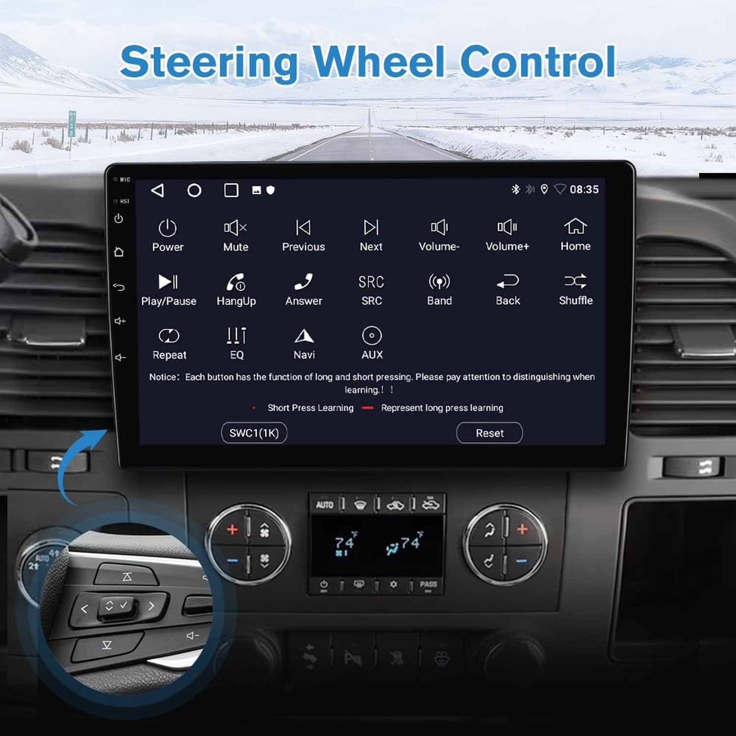 [4Core 64GB] Vratzn Car Radio for Chevy Silverado 2007-2013 Tahoe GMC Sierra …