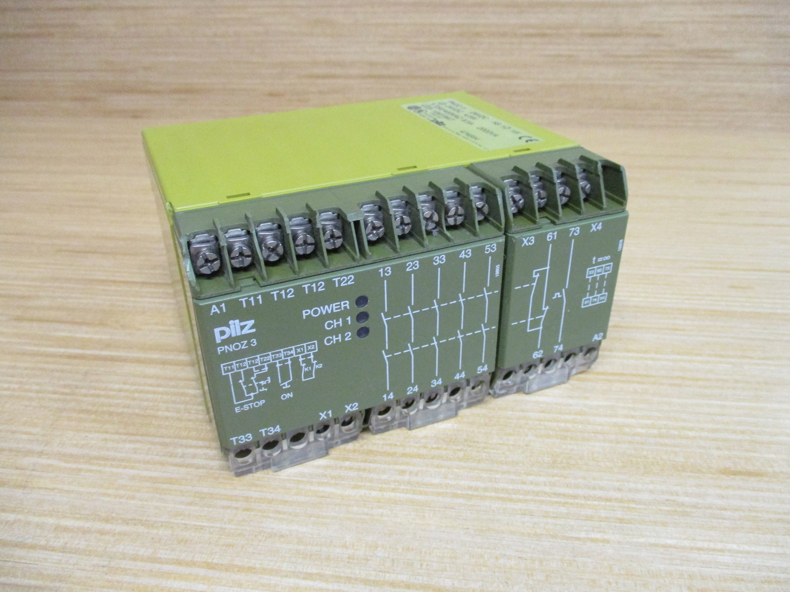 Pilz PNOZ-3-24VDC-5S-1O-1W Safety Relay 474894 Chipped