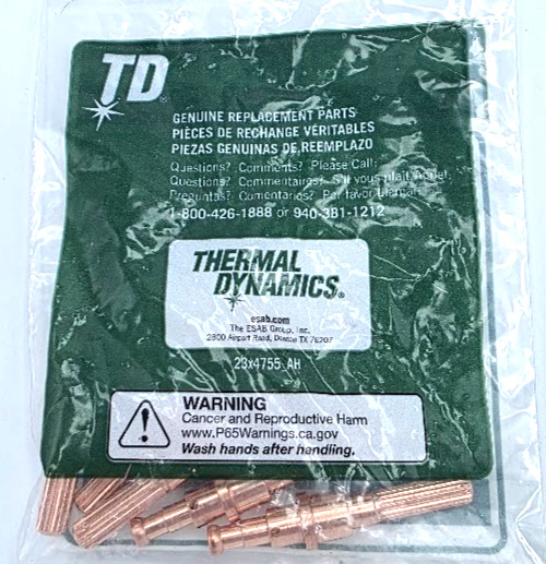 5 Pk Thermal Dynamics Electrode For SL100/SL60 Cutting Torch 9-8215 New Sealed
