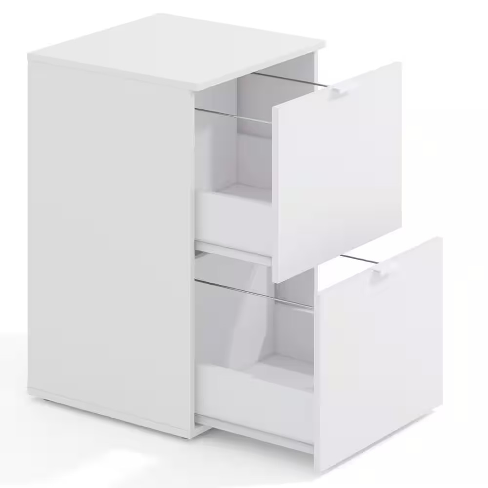 Sacaramento 2-Drawer White Hanging File Cabinet 28.7 In. H X 18.1 In. W X 17.7 I