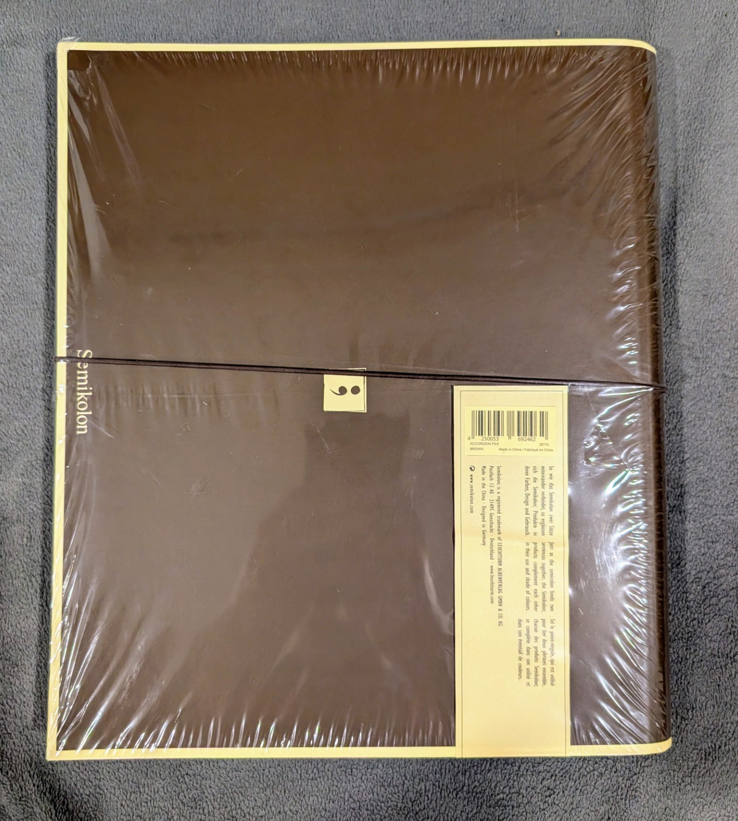 Semikolon The Accordion Folder – Brown – New