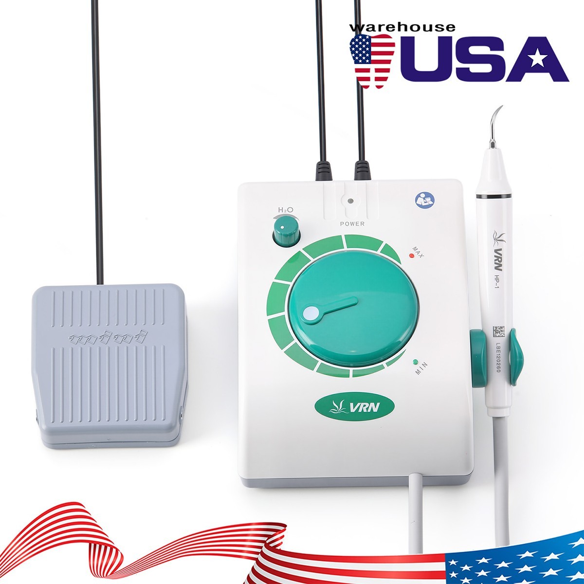 UPS VRN Dental Portable Ultrasonic Piezo Scaler A8 LED Detachable Handpiece
