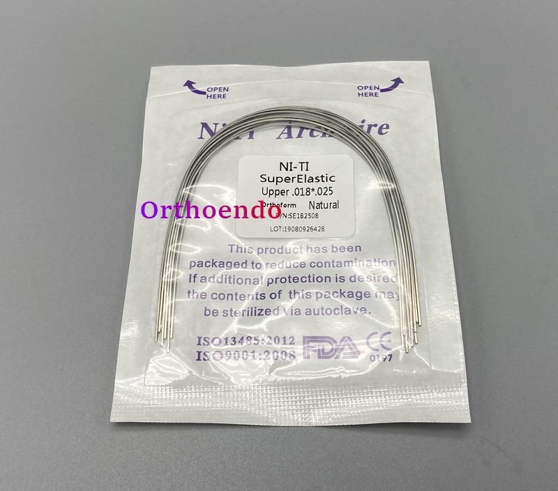 100Pcs Dental Ortho Super Elastic Niti Arch Wire Round Rectangular Wires Natural