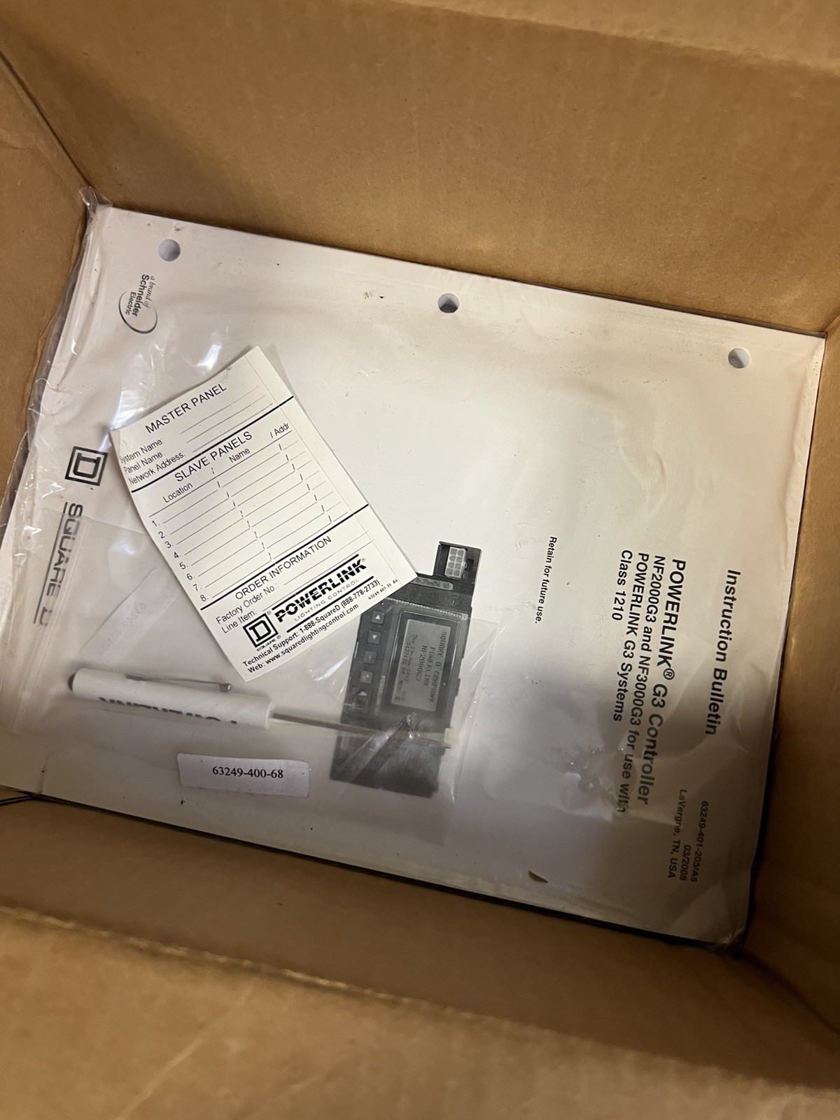SQUARE D POWERLINK G3 NF3000G3C DIGITAL DISPLAY CONTROLLER Open Box Sealed Unit