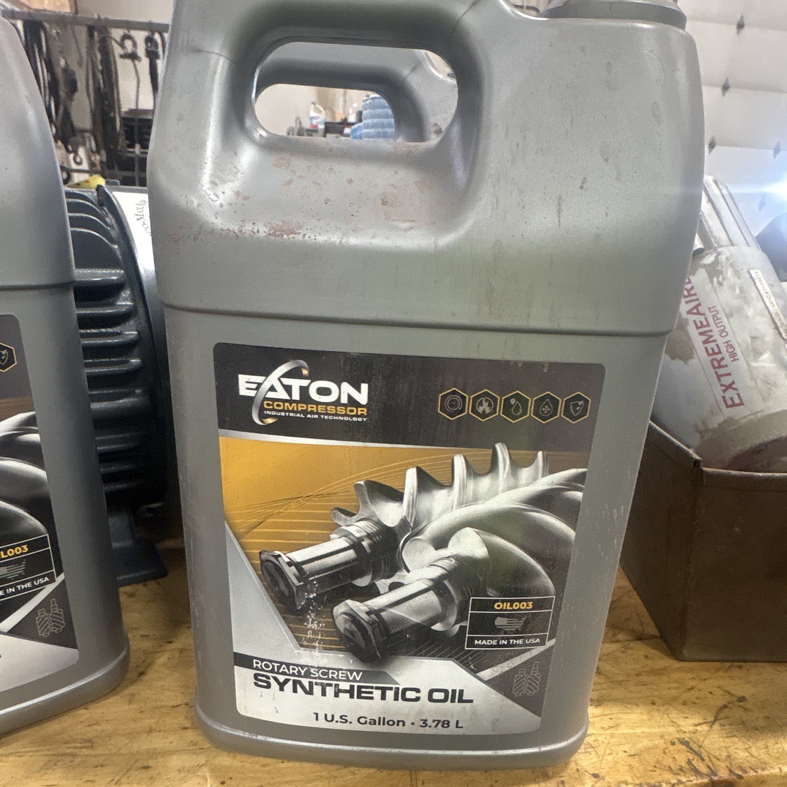 Eaton OIL003 Compressor Lubricant Pao Synthetic Base, ISO 46, 1-Gal Jug
