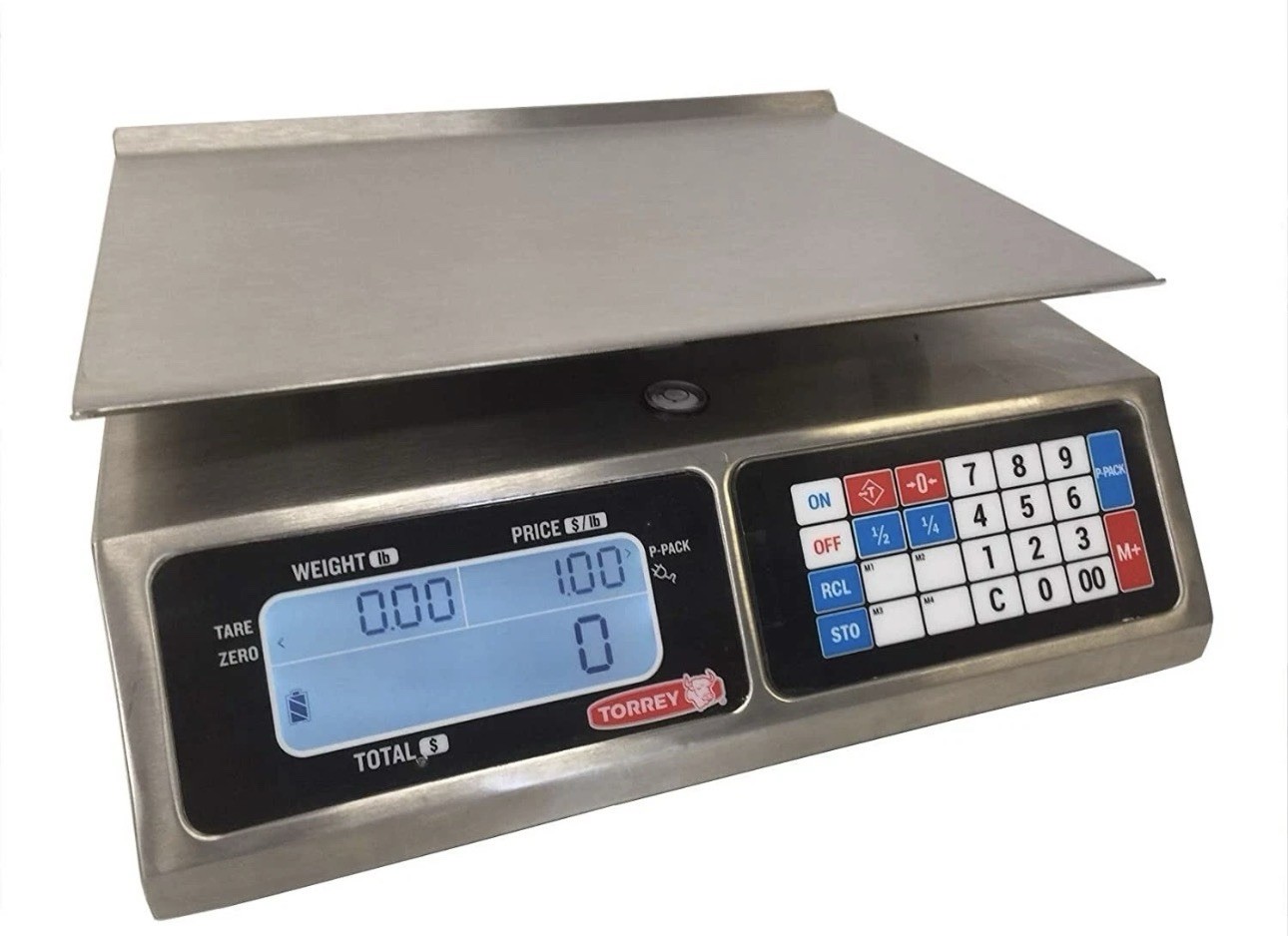 Torrey LPC-40L Price computing Scale, 40 lbx0.01 lb, NTEP, Legal For Trade, New