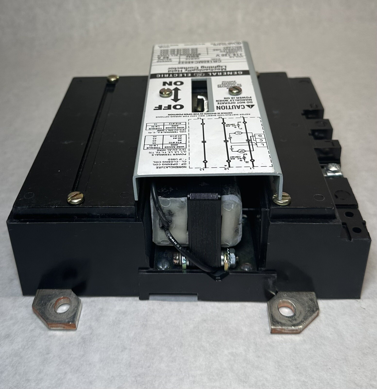 NEW GE CR160MC45022 Mechanically Held Contactor, Coil 115-120V, 60A, CR160MC