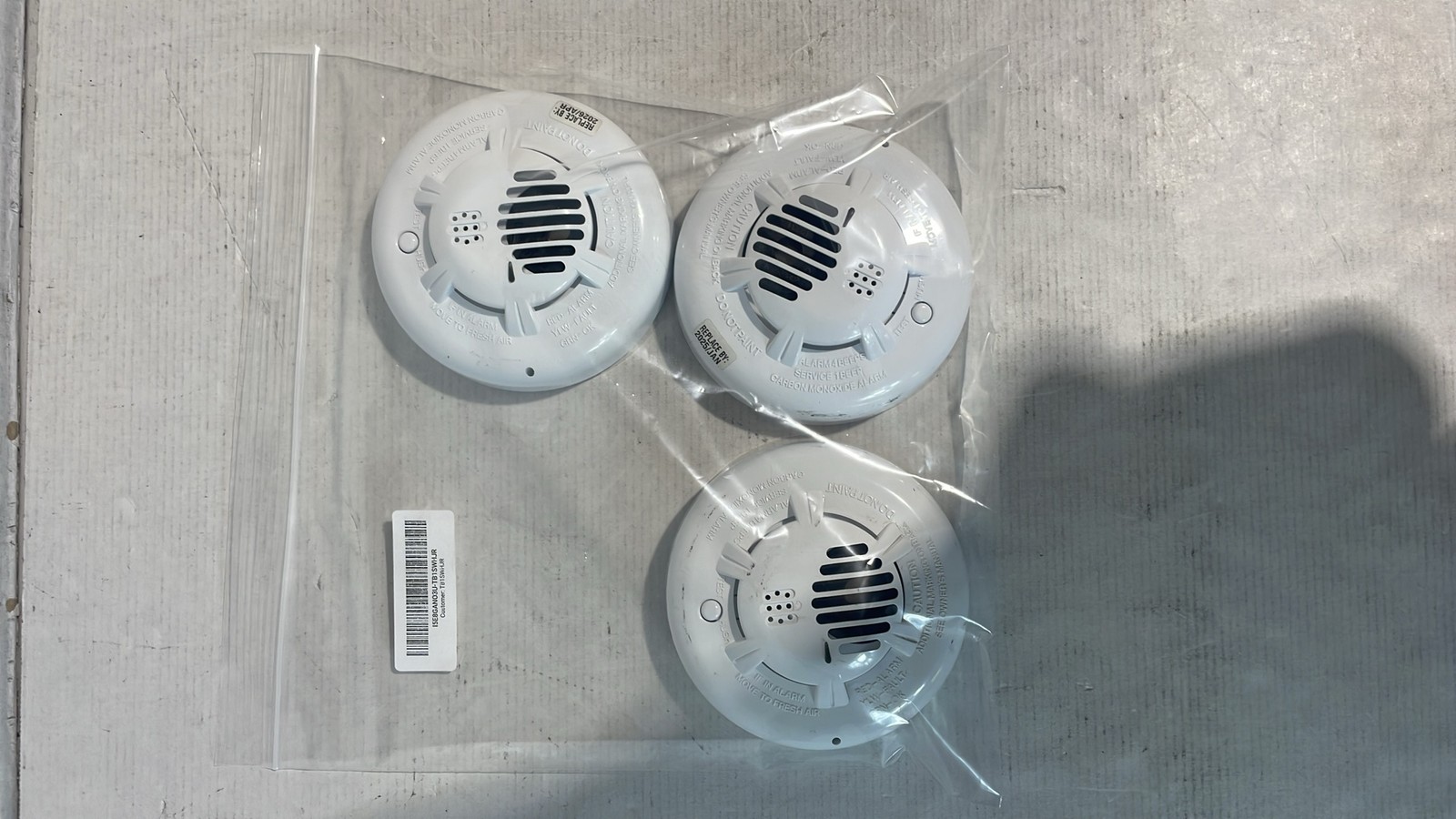 DSC Wireless Carbon Monoxide Detectors PG9933 WS4933 CO Alarms Lot Of 3