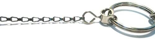 Heavy Duty Retractable Keychain Badge Reel with Metal Chain Pull and Belt Clip