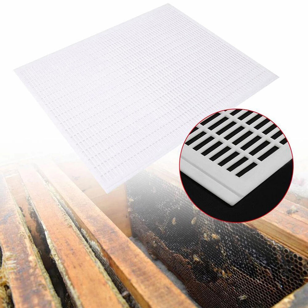 6 Pcs 10 Frame Beekeeping Bee Queen Excluder Trapping Grid Net Equipment Tools