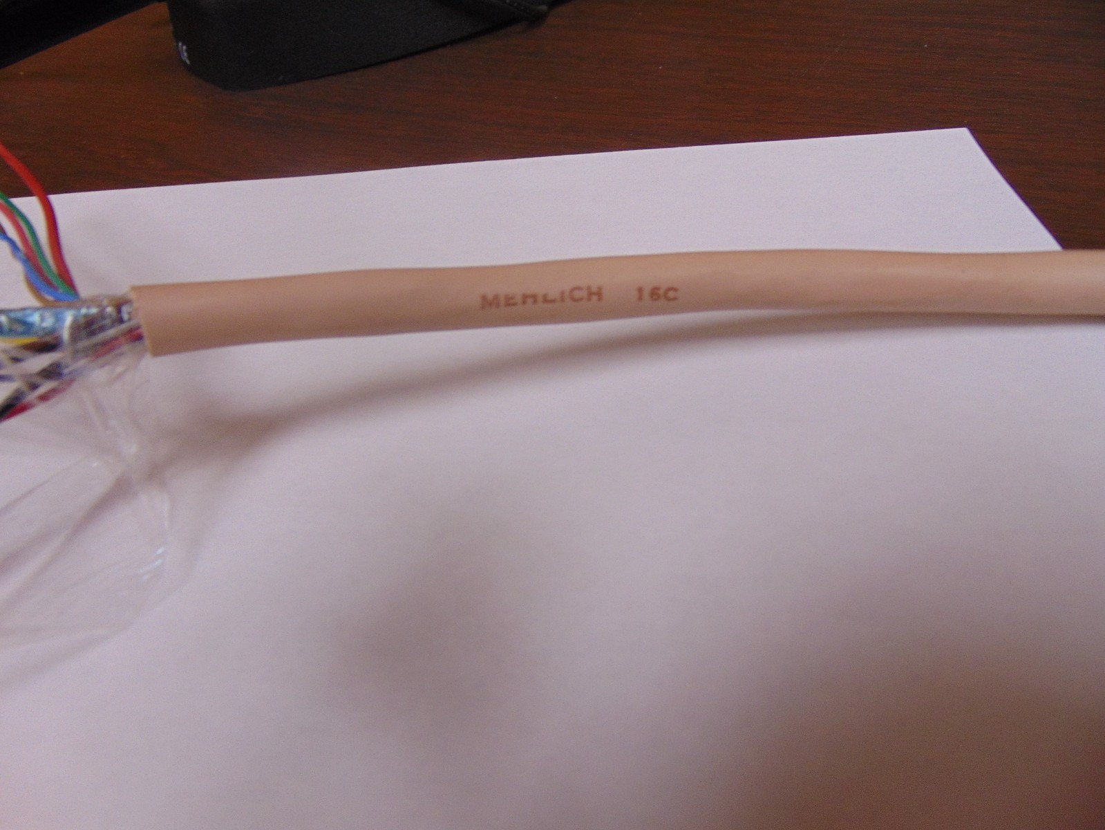 16 conductor communication cable (12 cond 22 ga) 2 cond 20 ga (2 cond shielded .