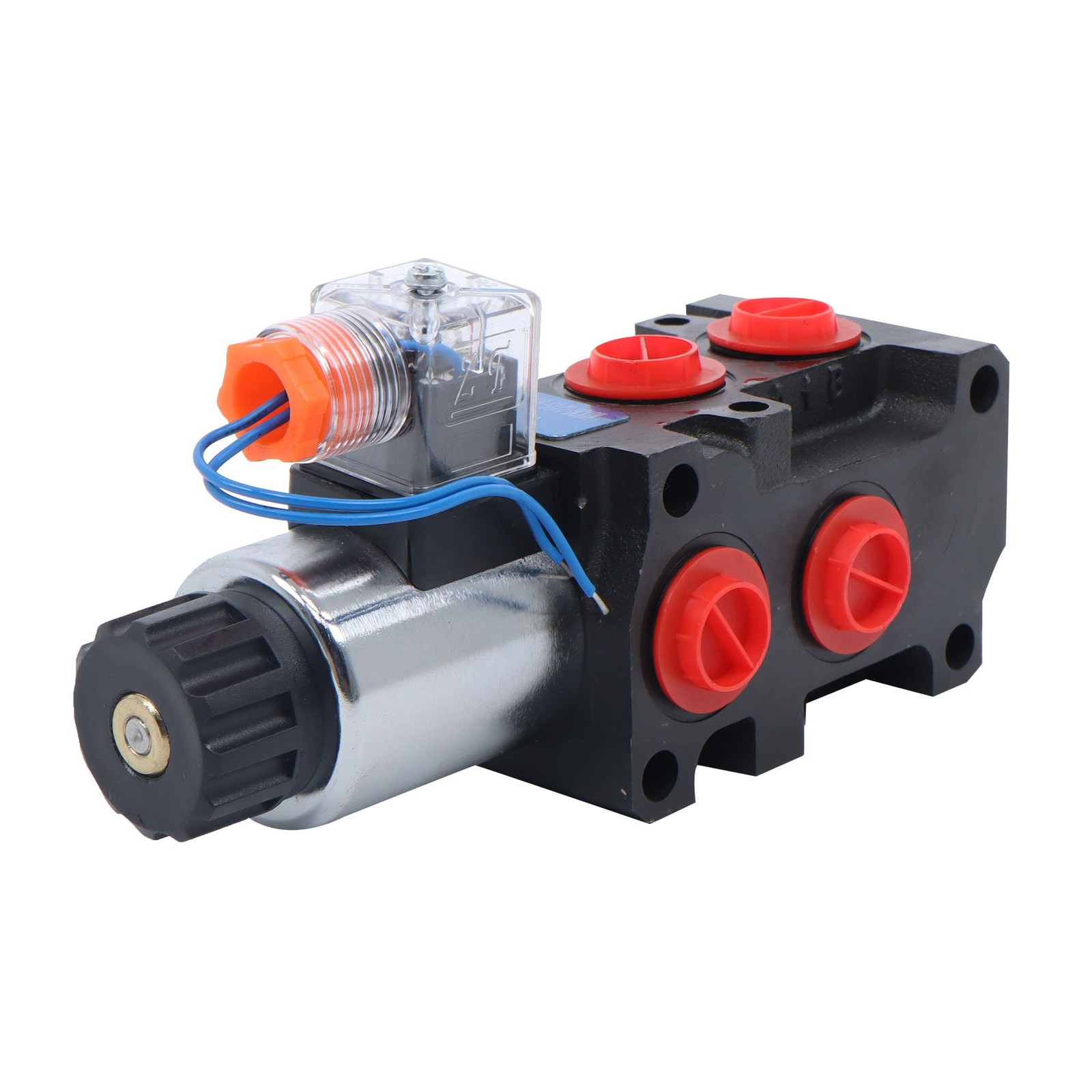 #10 SAE 6 Port 12V DC Hydraulic Solenoid Selector Diverter Valve 3Plug 13 GPM