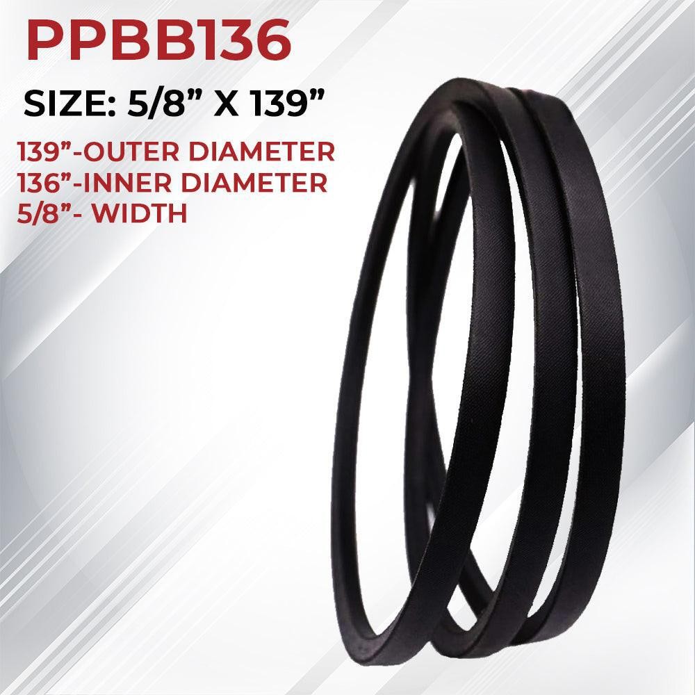 B136 V-Belt 5/8 X 139 SAME DAY SHIPPING! FACTORY NEW!