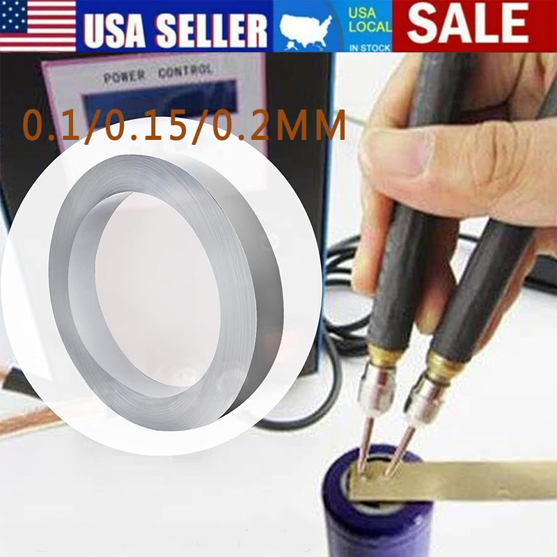 DIY 10M Pure Nickel Plate Strip Tape Sheet For Li 18650 Battery Spot Weld Tool