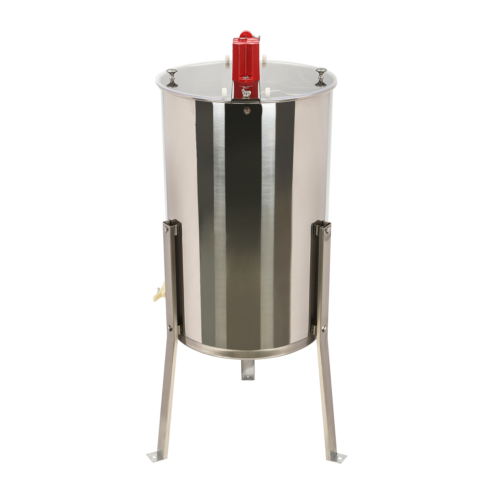 Manual 3 Frame Honey Extractor, Stainless Steel Manual Beekeeping Extraction