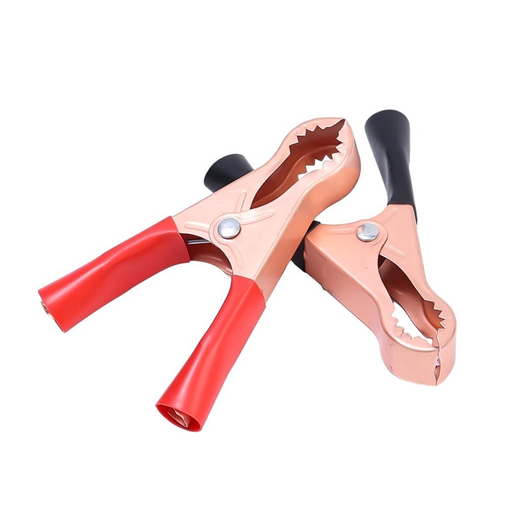 10 pcs 70mm Red & Black Car Battery Test Lead Clip Crocodile Alligator Clamps