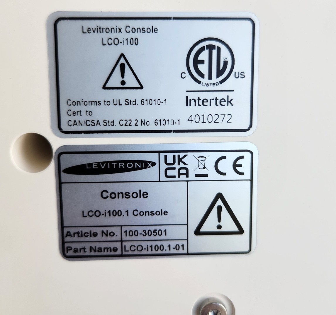 Levitronix Console LCO-i100 & IPD Driver Pump Motor Bioreactor