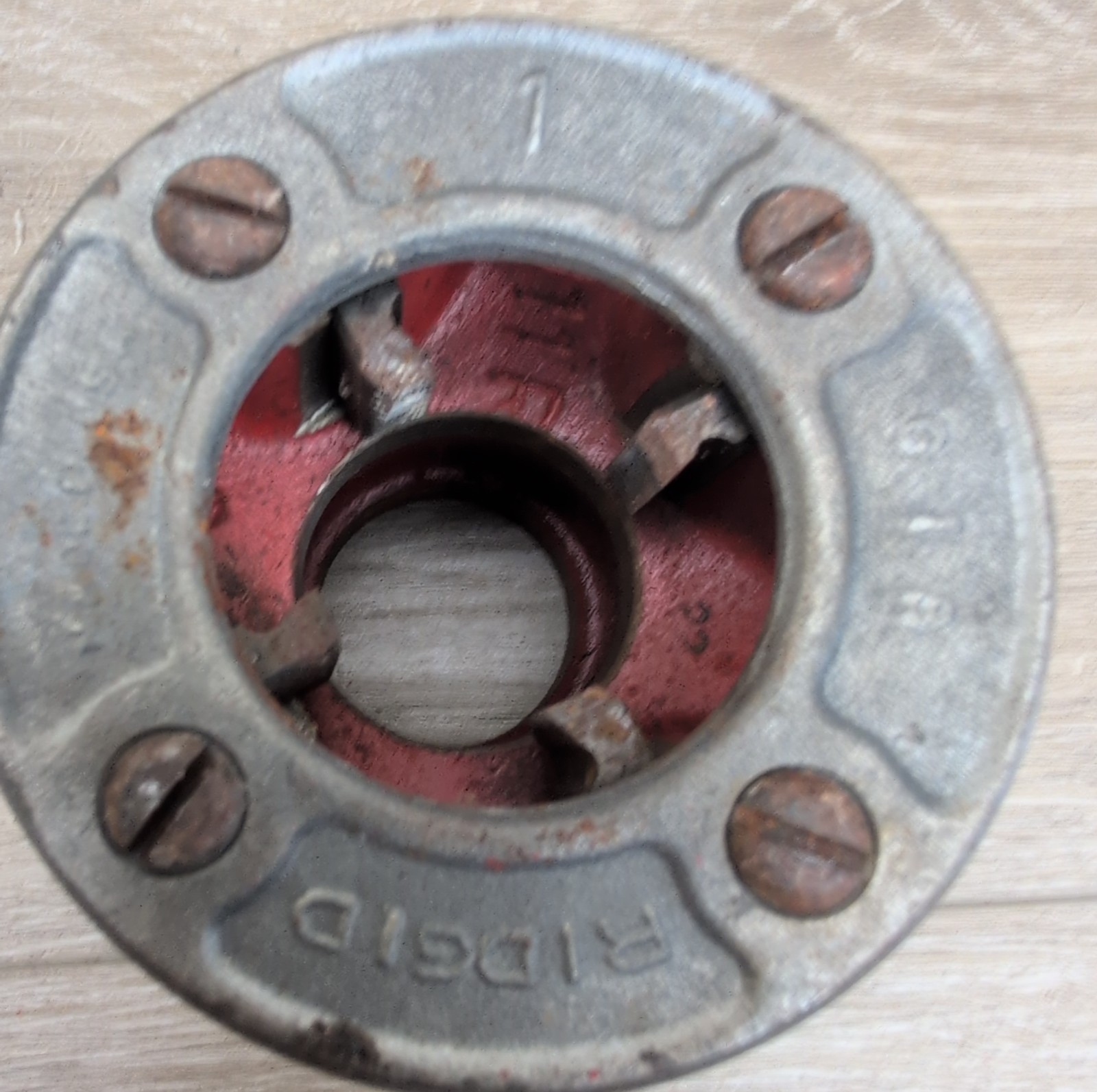 Lot of 3 Ridgid Die Heads For 111-R Pipe Threader 1/2″, 3/4″ & 1″ USA Made