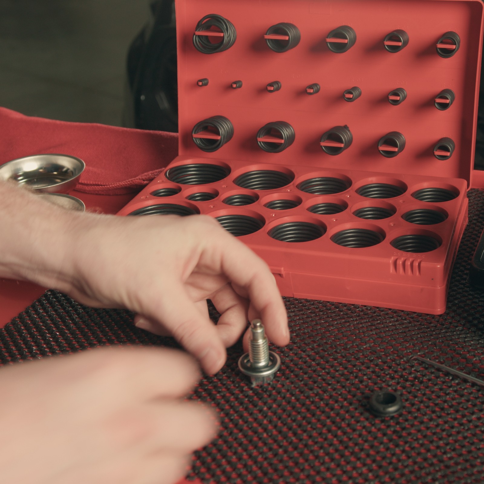 ABN Metric Rubber O Rings Assortment Set – 419 Piece Assorted Gasket O Rings