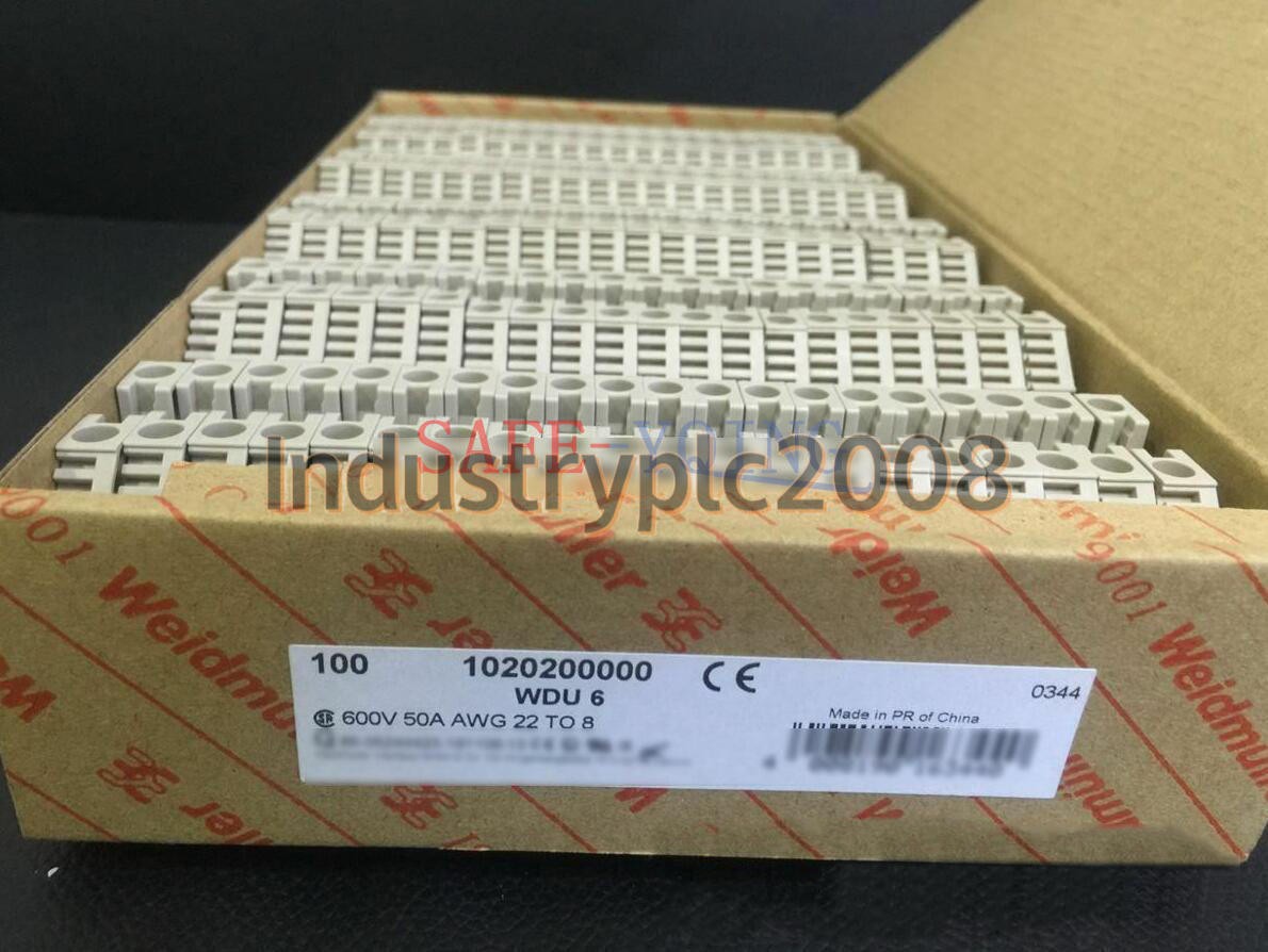 New 100Pcs Weidmuller terminal WDU 6 1020200000 WDU6 Fast delivery
