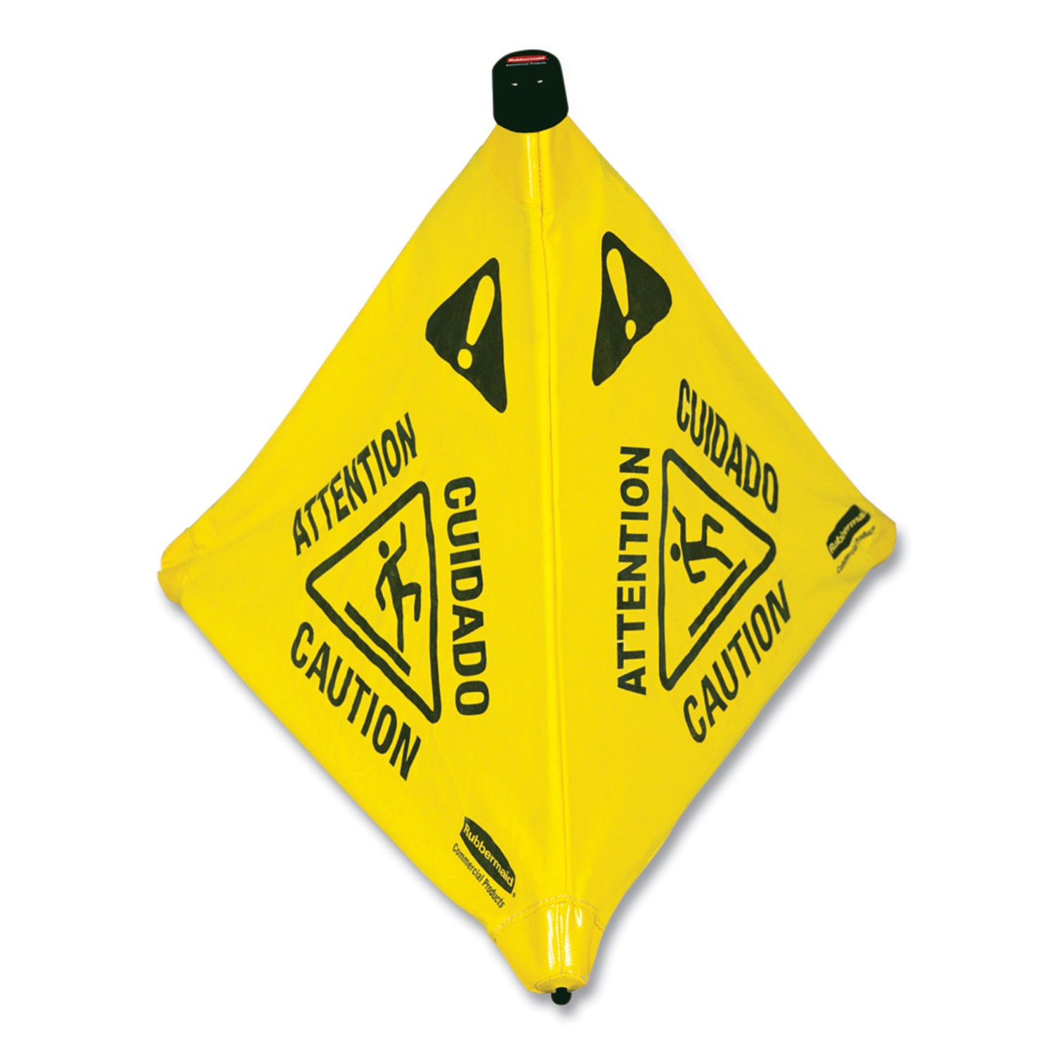Rubbermaid? Commercial Three-Sided Caution, Wet Floor Safety Cone, 21w x 21d x 3