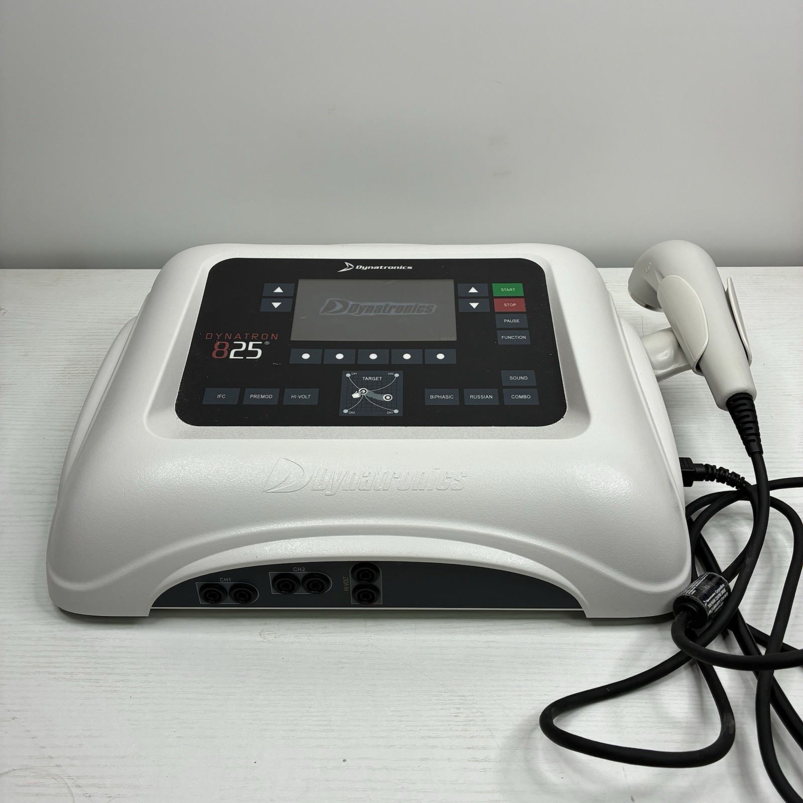 Dynatronics D825T 3 Channel Combination unit with Stimulation and Ultrasound