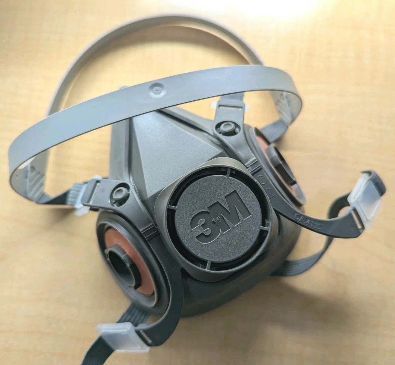 3M 6200 Half Facepiece Reusable Respirator, Respiratory Protection Size MEDIUM