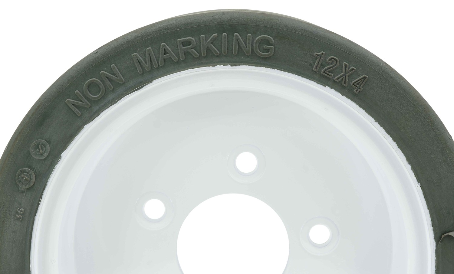 (4 Pack) SkyJack 158437 Scissor Lift Tires 12 x 4, – Plain | Non-Marking Whee…