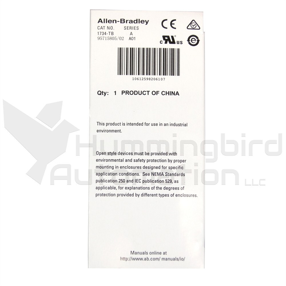 Allen Bradley 1734-TB /A Point I/O Module Base Screw Terminal Surplus USA SELLER