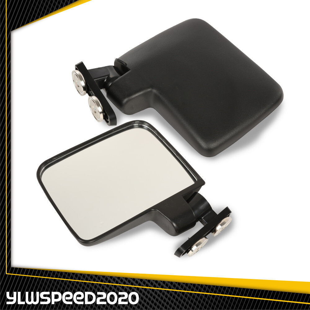 Pair 220lb Rated Magnet Tractor Side Mirror LH & RH Fit For Kubota John Deere