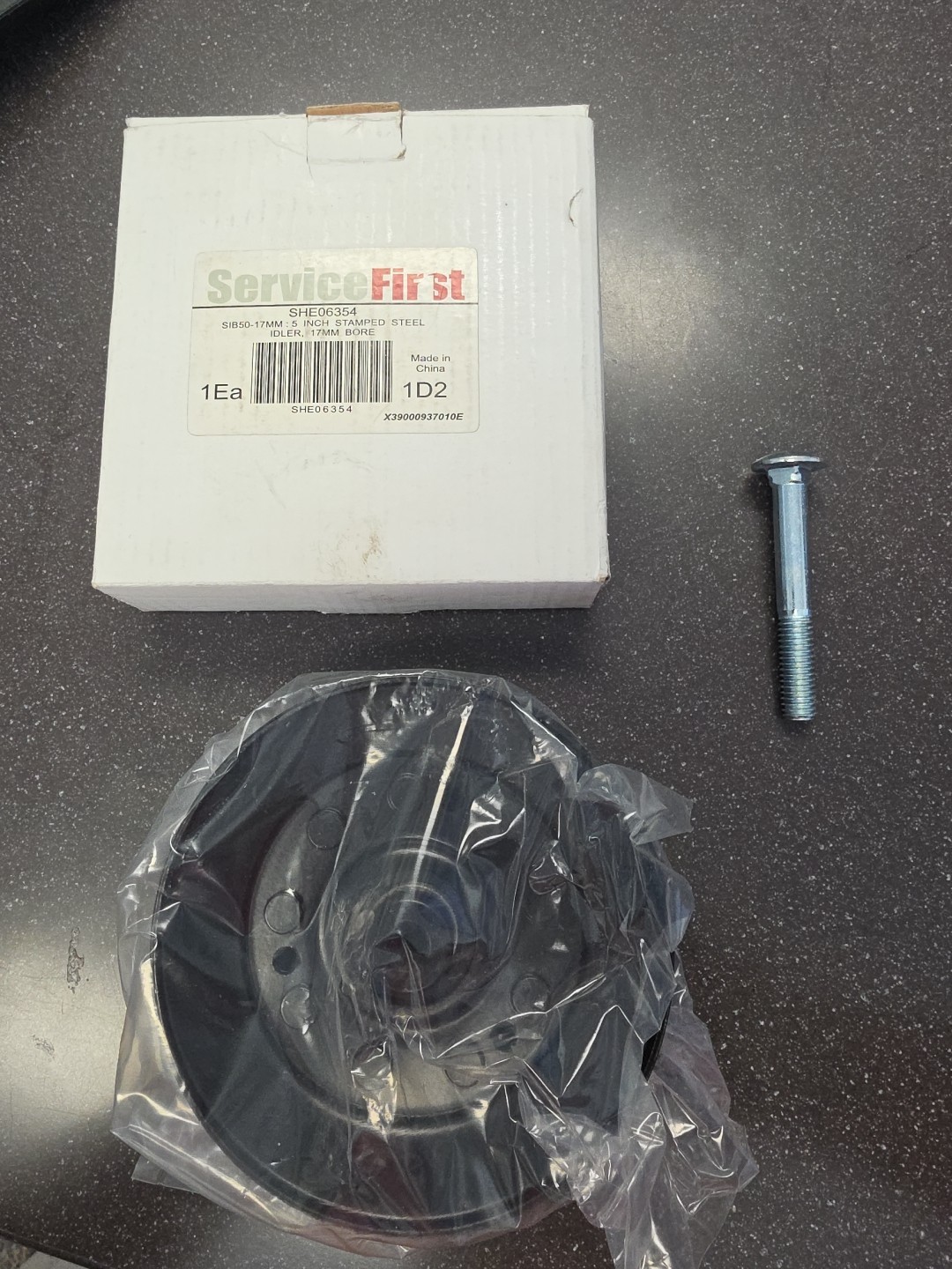 Trane She6354 V-Belt Idler Pulley, Ball, 3/8 In Dia