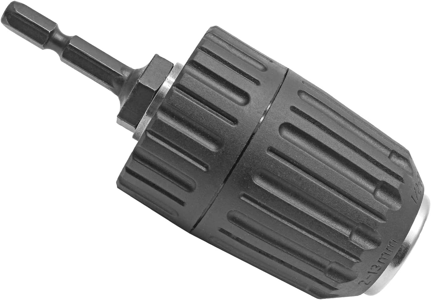 1/2″ Keyless Drill Chuck Adapter 2.0-13Mm, 1/4-Inch Hex Shank Drill Chuck Adapte
