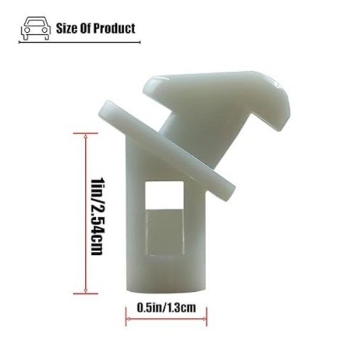 Hood Prop Rod Support Holder Clip Compatible with Crosstrek Impreza 2017 20White