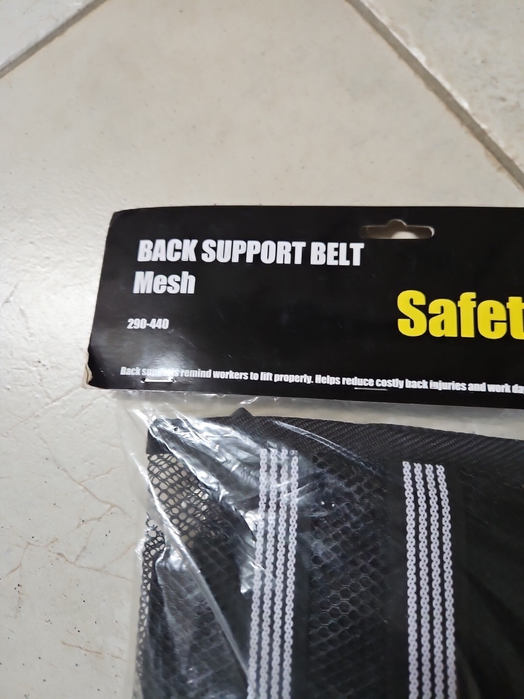 Mesh Back Support Belt 290-440L PIP Protective Industrial Products NEW Large (L)