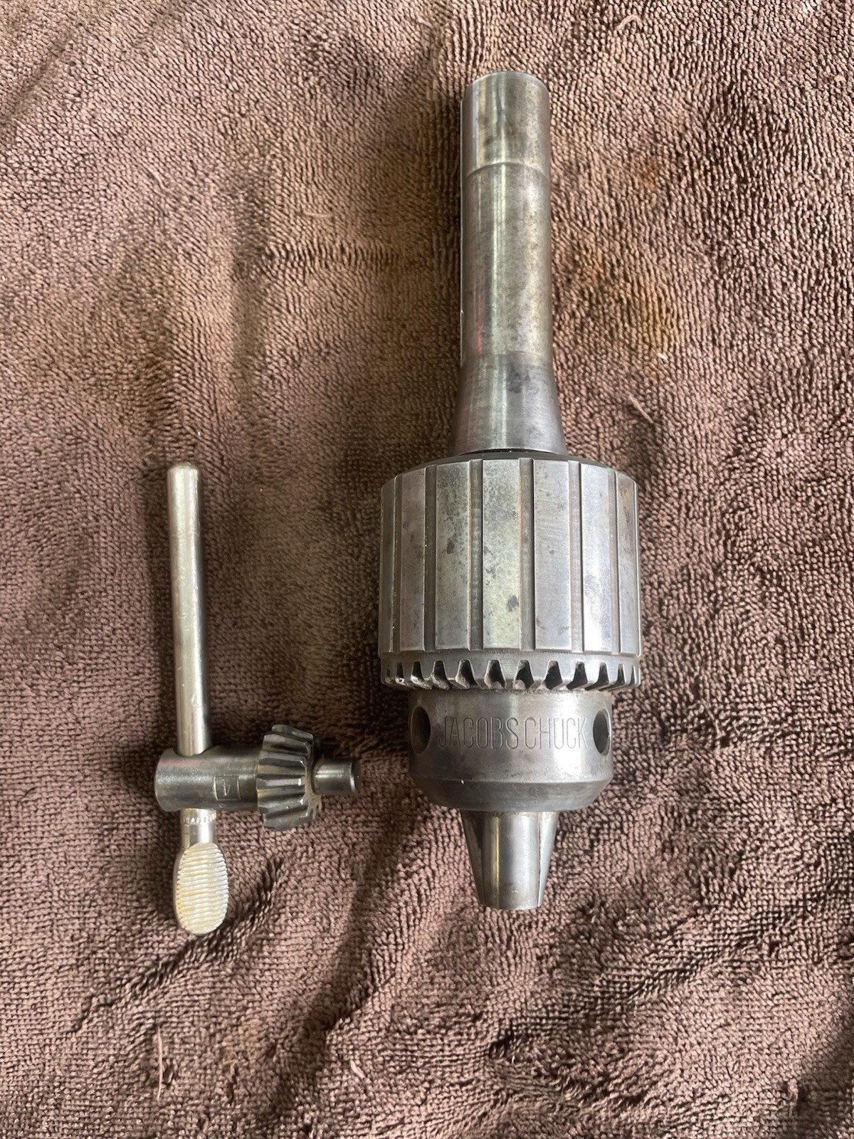 Jacobs USA 36 3/16-3/4″ Drill Chuck R8 Arbor 4 Key Machinist Tool