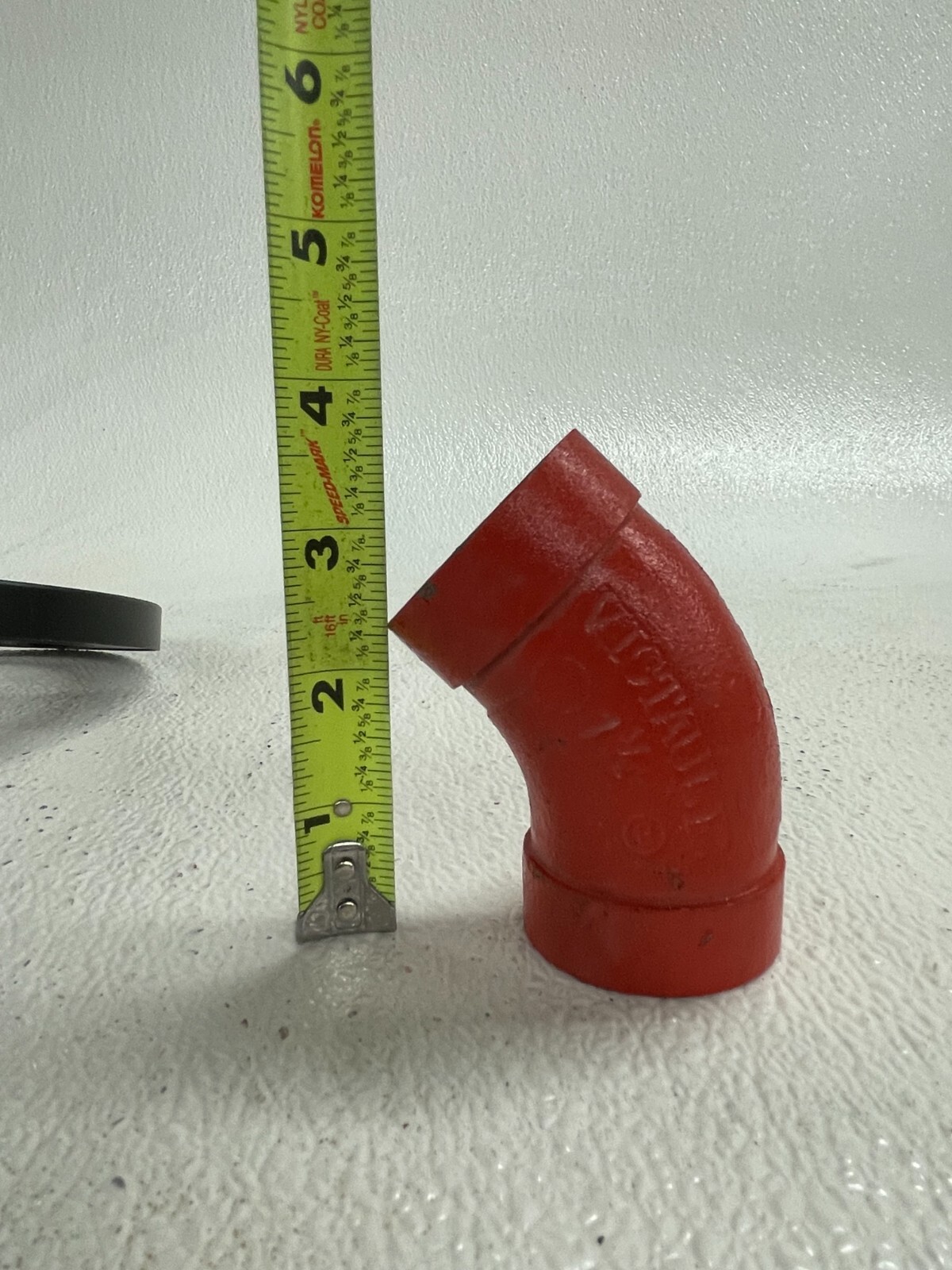 1-1/2″ 45° Elbow Grooved End IPS Pipe Fitting Fits Steel Pipe Size (1.90″ OD)