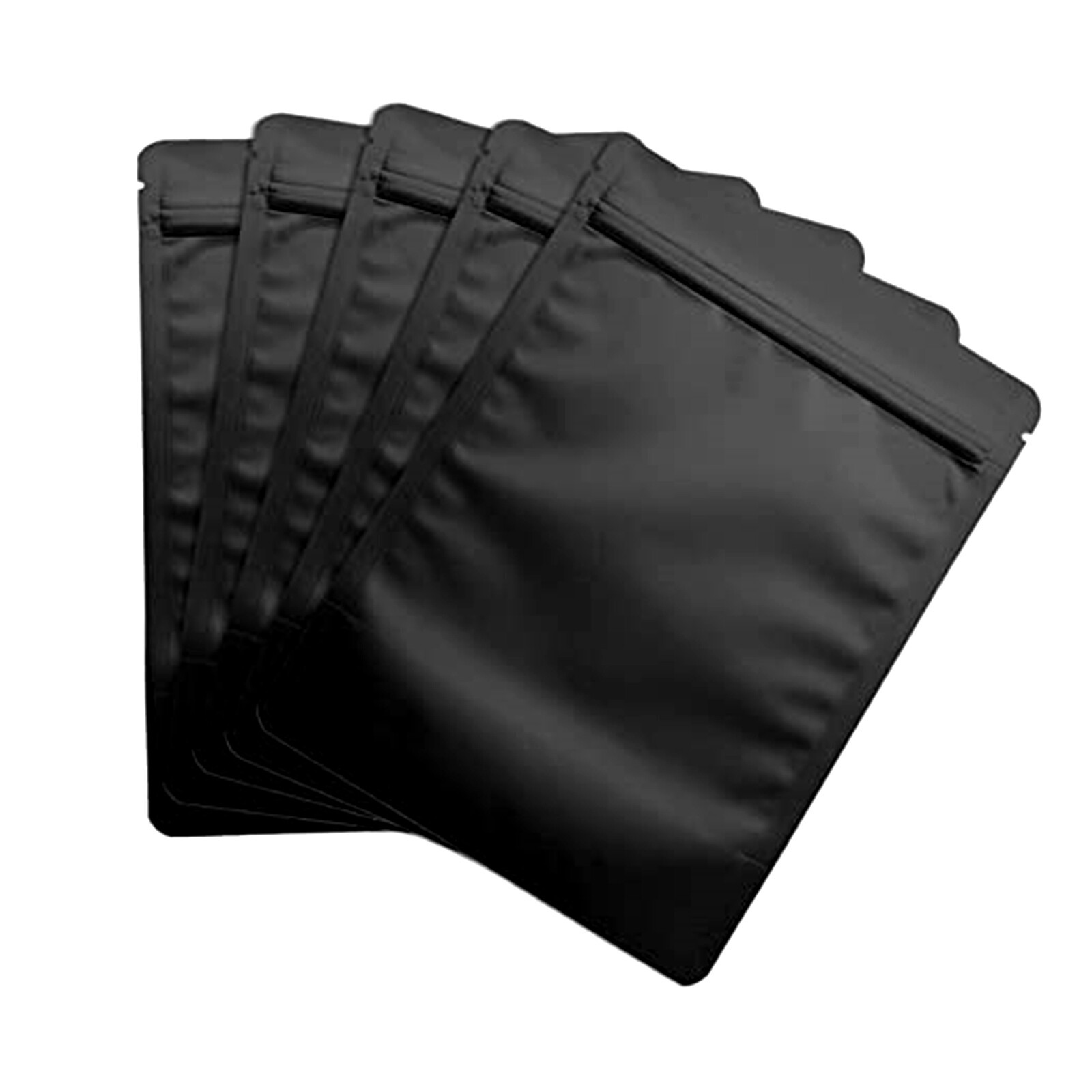 100-1000 Black Aluminium Mylar Bags Foil Stand Up Pouch Heat Sealer Food Storage