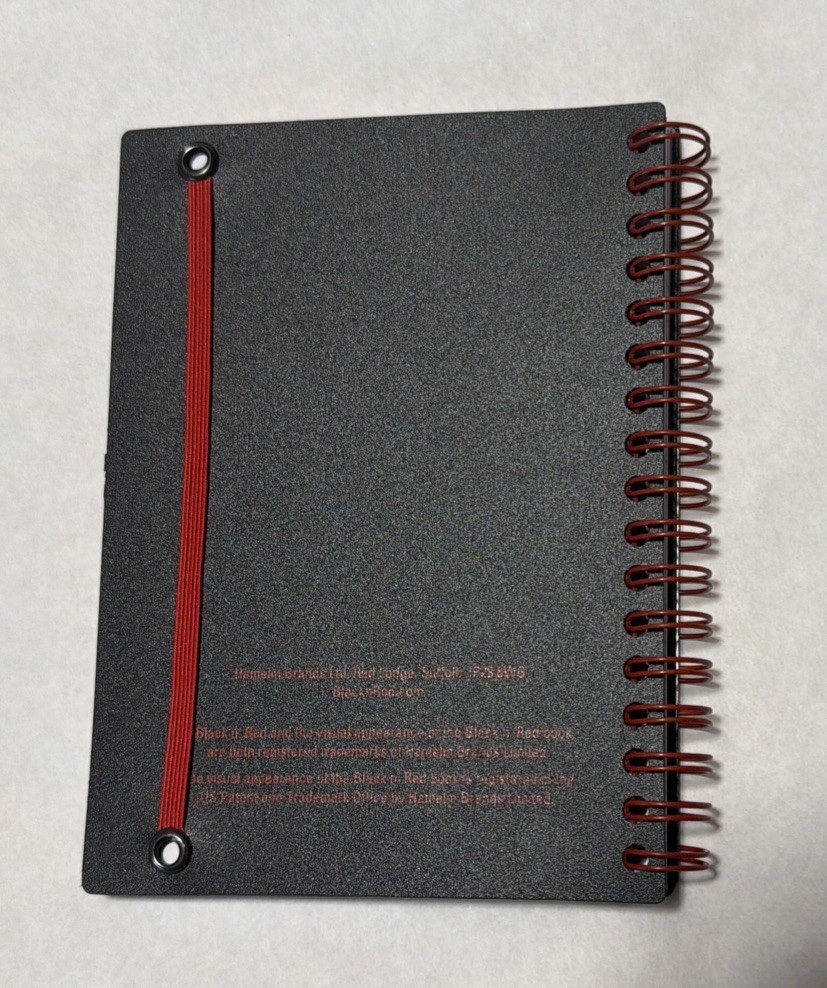 Black n Red Premium Business Notebook Optik Paper 140 Ruled Pages