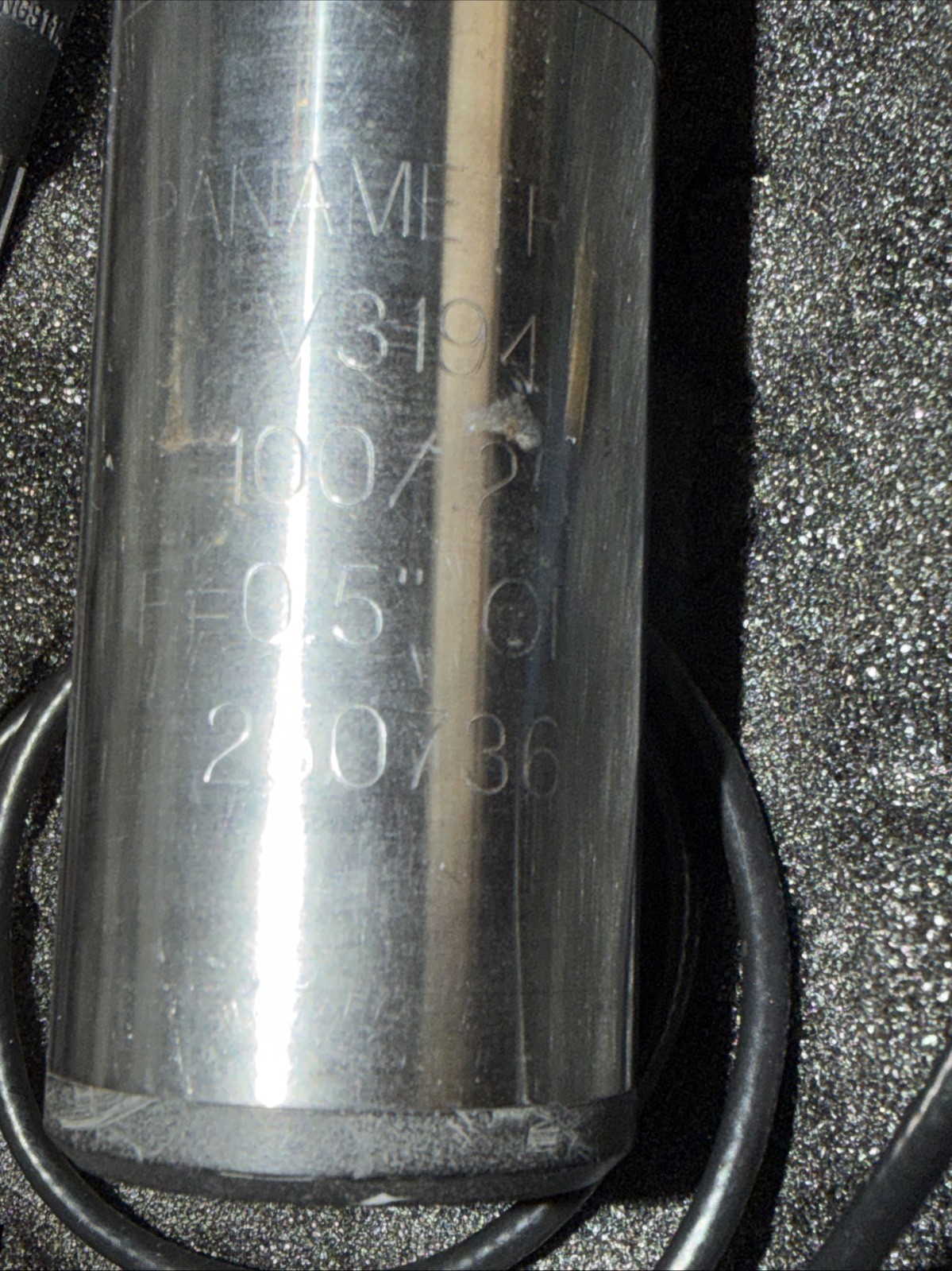 Panametrics V3194 100 MHz immersion transducer 100/.25 0.5 Olf 250/36