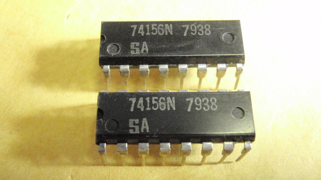 4x TTL IC MODULE SN 74156 N No China Copies, Stamps Only 20845-105/184/12326